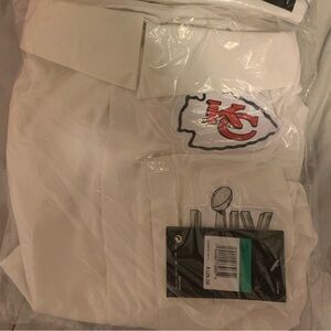 Nike White Kansas City Chiefs Super Bowl LIV Bound Media Night Long Sleeve Shirt